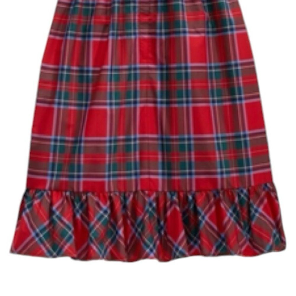 Vineyard Vines Girls' Nantucket Tartan Taffeta Dress (Size 16) - Picture 3 of 14